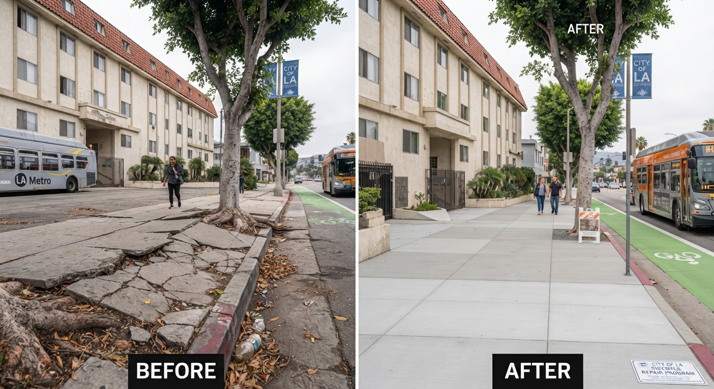 How to Get a Class A Permit for Sidewalk Repair in Los Angeles