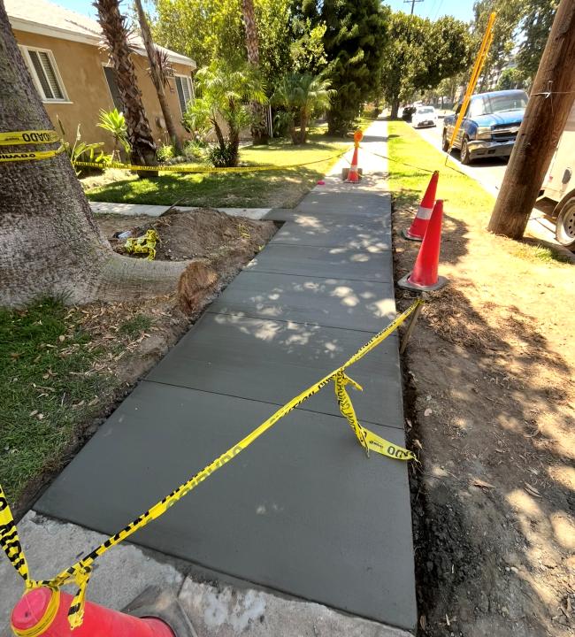 los angeles sidewalk driveway repair trees code violation
